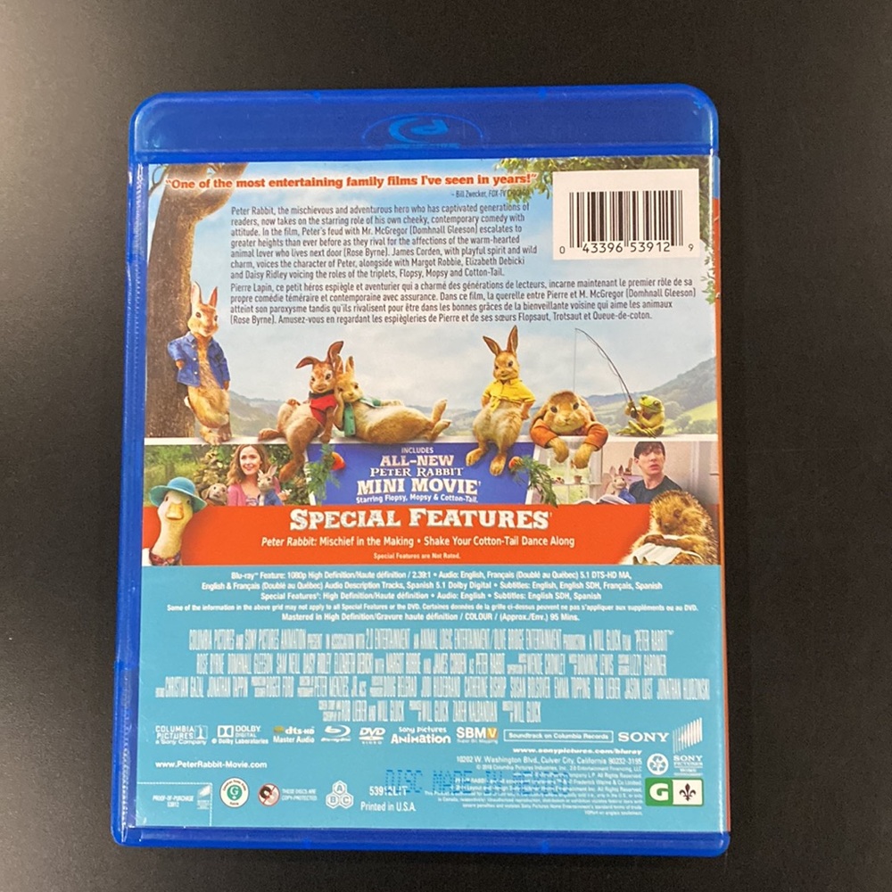 Peter Rabbit - Blu-ray & DVD Combo Set - Picture 2 of 5